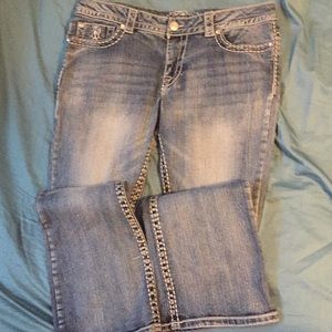 Paisley Sky flare jeans